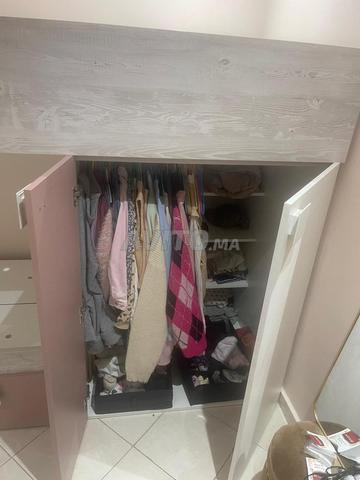 سرير بطابقين فليب 90X190 سم - / وردي - 2