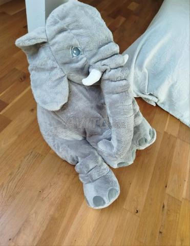 Peluche, éléphant/gris - 2