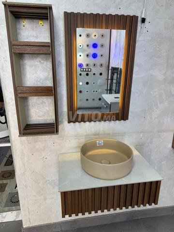 Meuble salle de bain en pvc et céramique italienne - 2