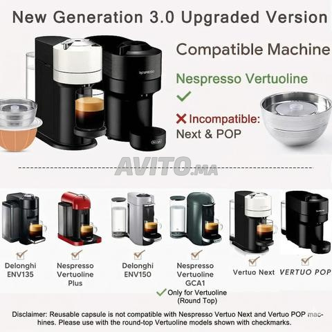 Capsule Inox Nespresso Vertuo Modèle 2026 - 2