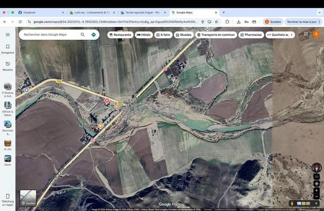 مزرعة فلاحية مسجلة، واد لبن، طريق تاونات - 2