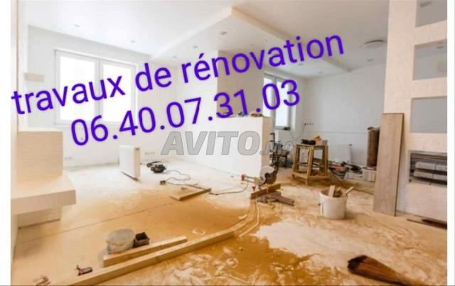 Tous types de travaux de rénovation