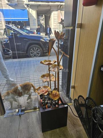 نافورة ديكور عصرية زن - تصميم زهرة اللوتس - 2