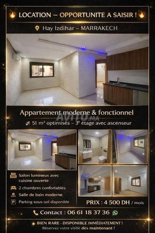 Joli appartement à Hay Izdihar