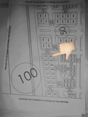 Terrain à vendre lotissement Saada 2 près de la route nationale