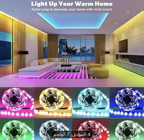 أضواء LED للغرفة متعددة الألوان مع ريموت - 2