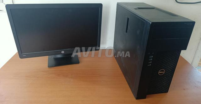 PC bureau Dell T3620 Écran HP 23