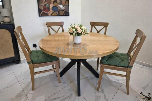طاولة طعام بدون كراسي - 2