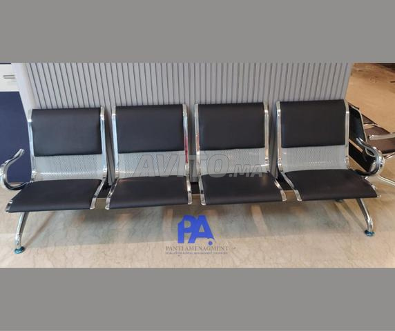 مقعد/كرسي انتظار من الجلد الصناعي متوفررر - 2
