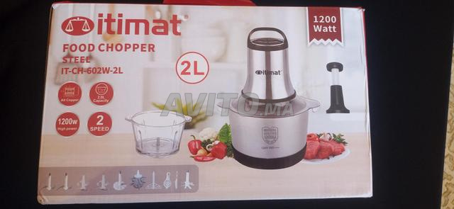Hachoir électrique 2L 1200W itimat neuf jamais utilisé