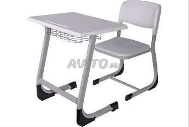 Table Scolaire avec Chaise Intégrée