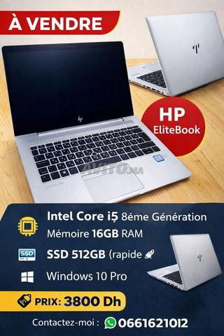 HP EliteBook i5 8TH 16GB SSD 512GB ecran tactile