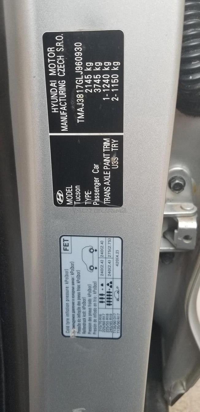 Hyundai Tucson Diesel Automatique 2020 à Marrakech