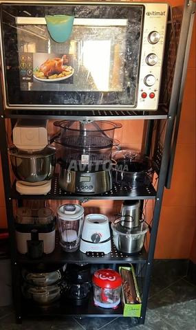 أفضل منظم منزلي 5 طبقات رف تخزين حديدي قوي بعجلات