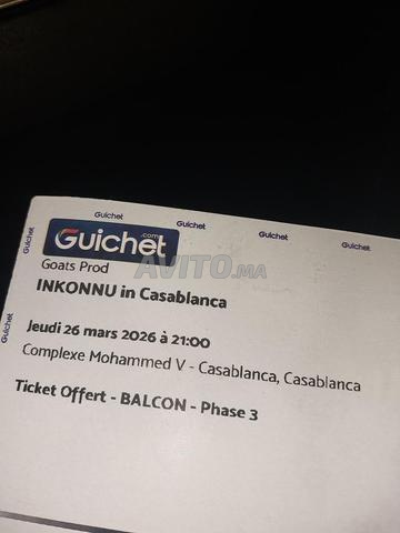 2 billets pour Inkonnu (Rabat)