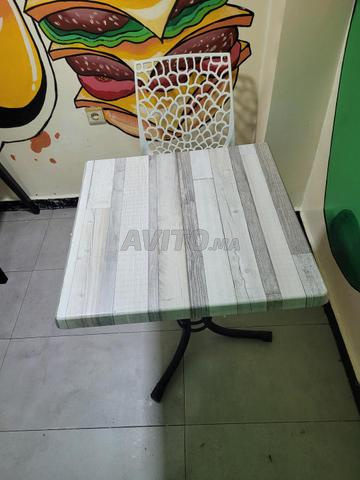 5 طاولات سناك و 10 كراسي - 2
