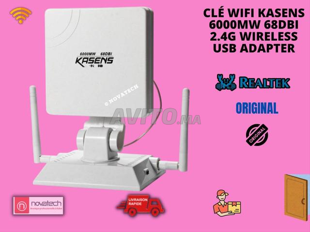Capteur Wifi USB KASENS 6000MW 68dBi 2.4G Realtek