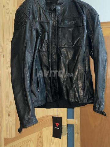 Veste en cuir originale Faster Sons Yamaha 🏍️ - 2