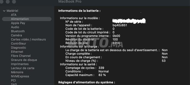 MacBook Pro 16 M1 Pro 16Go/512Go Très Bon état