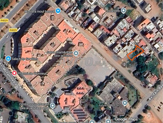 بقعة أرضية للبيع سلا الجديدة قرب التكوين