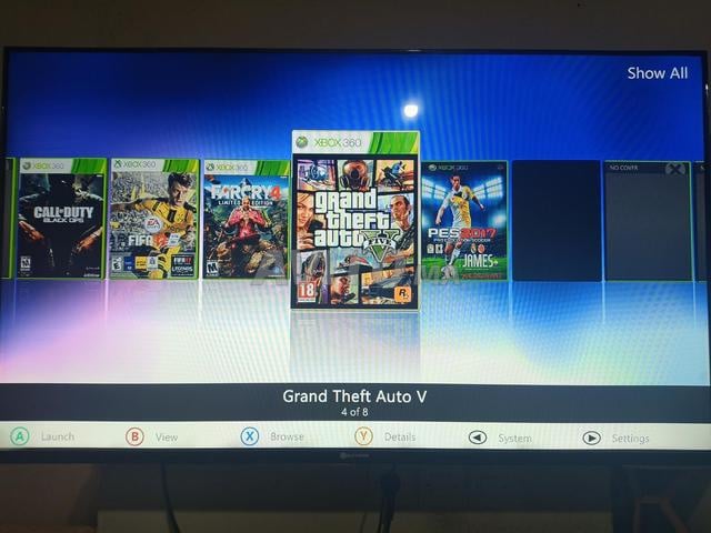 إكس بوكس 360 سليم 250 جيجا مستعملة - 2