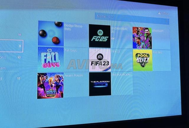 PS4 en ligne 500G avec jeux - 2