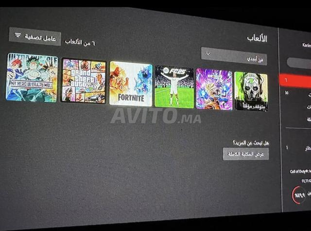 Xbox one s 1000G avec jeux manette originale - 2