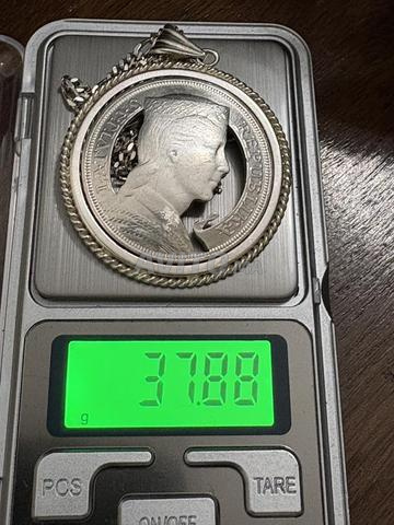 قلادة وقلادة من الفضة 925 - 2