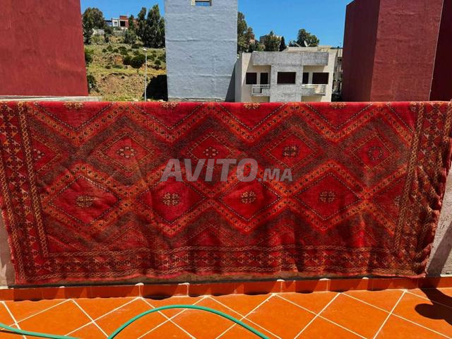 Tapis Zemmouri traditionnel fait main, tapis beldi