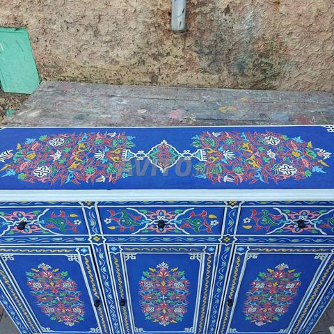 خزانة مغربية بـ 3 أدراج/ 3 أبواب مع زخرفة - 2