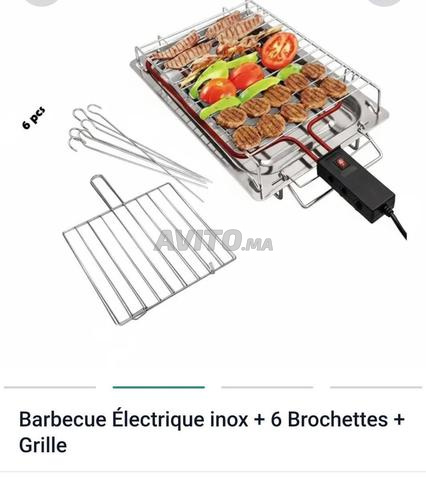 شواية كهربائية من الإينوكس - 2