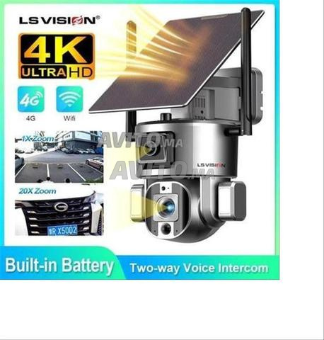 Caméra Solaire 4G SIM 10MP Zoom X10 FULL HD 1080P