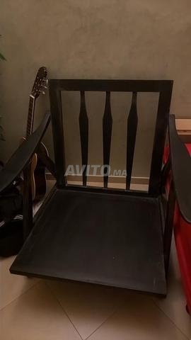 Fauteuil beige en bois (عود الشوك) - 2