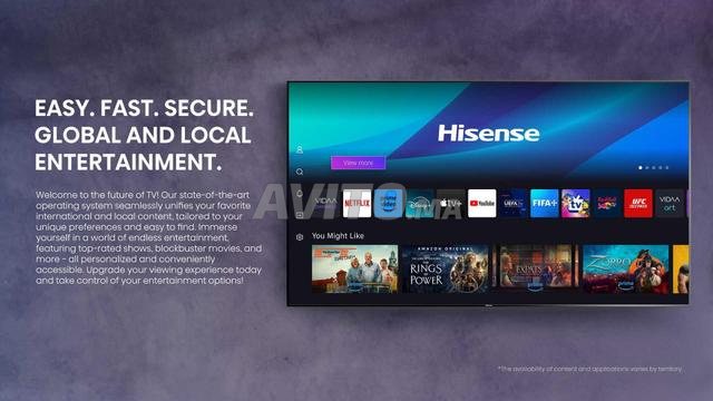 Hisense 55 Mini-LED Pro Système Vidaa - 2