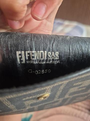 حقيبة يد فندي زوكا من القماش والجلد PVC - 2