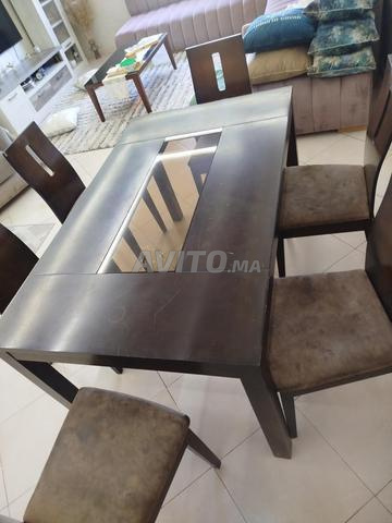 طاولة طعام مع 6 كراسي كيتيا - 2