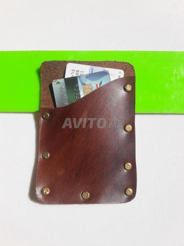 Porte-cartes en cuir de vache 20 dh