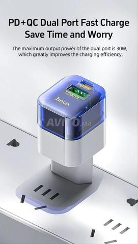 HOCO Chargeur double port 30W - 2