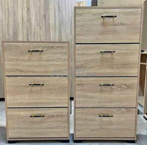 خزانة أحذية عصرية من إم دي إف - 2