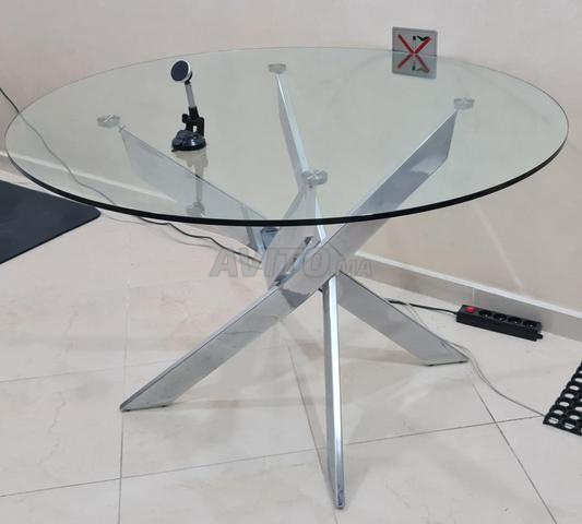 Table à Manger et Meuble TV en Verre Trempé - 2
