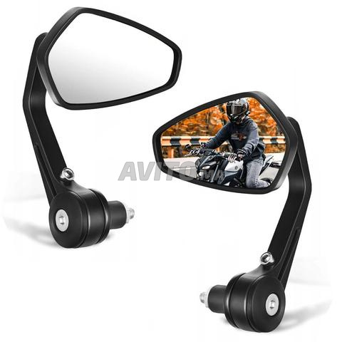 Rétroviseurs moto embout guidon 7/8 universels