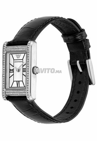 Montre Cuir Noir Emporio Armani - 2