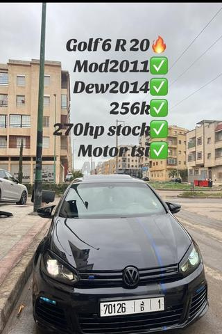 جولف 6 R20 بنزين أوتوماتيك 2011 بالدار البيضاء
