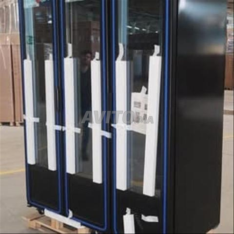 ❄️ ثلاجة 3 أبواب لونا – إضاءة LED زرقاء ❄️