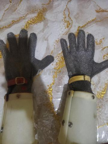 قفازات واقية للجزار مصنوعة من الفولاذ - 2