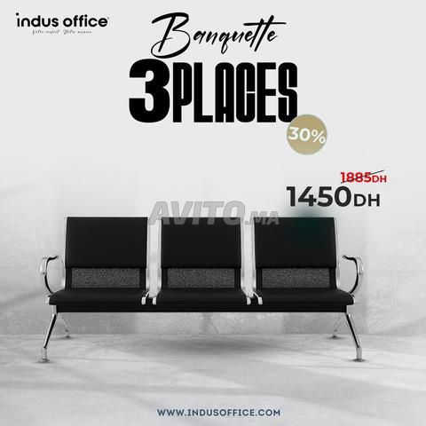 Banquette de bureau et salle d'attente confortable