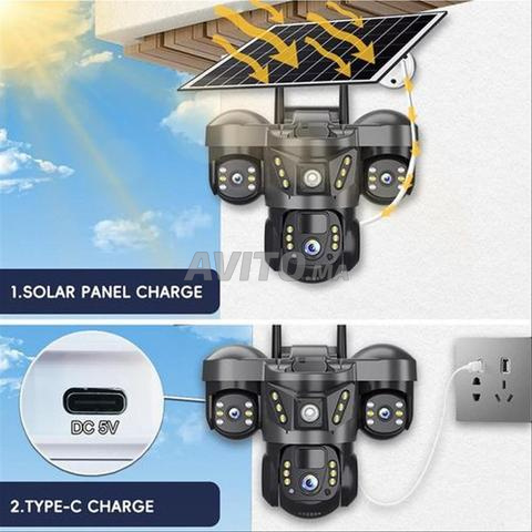 Caméra solaire 4G 15MP 3 lentilles HD 15mp