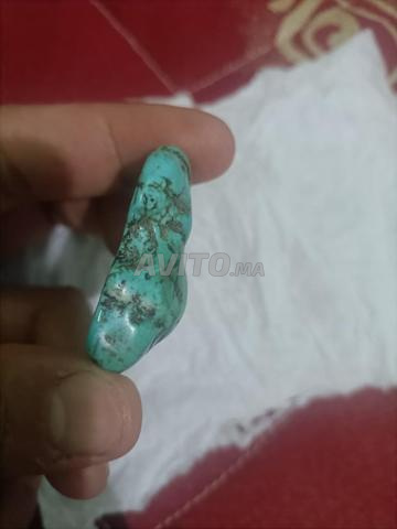 حجر فيروز طبيعي أصلي - 2