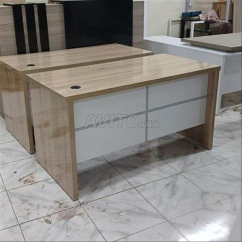 Bureau MDF avec grand espace de rangement - 2