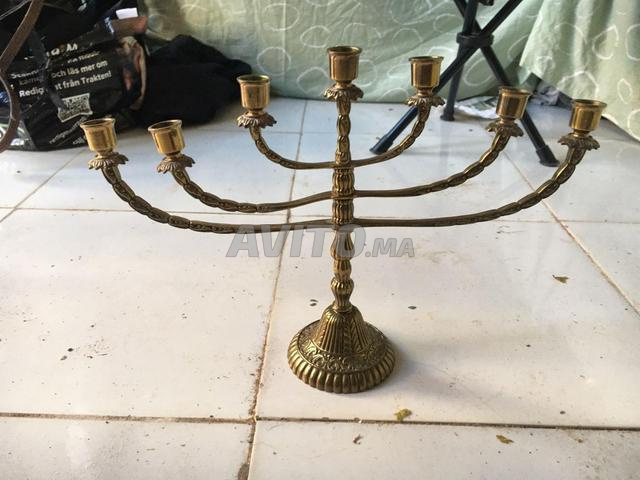 Bougeoirs à sept et cinq branches